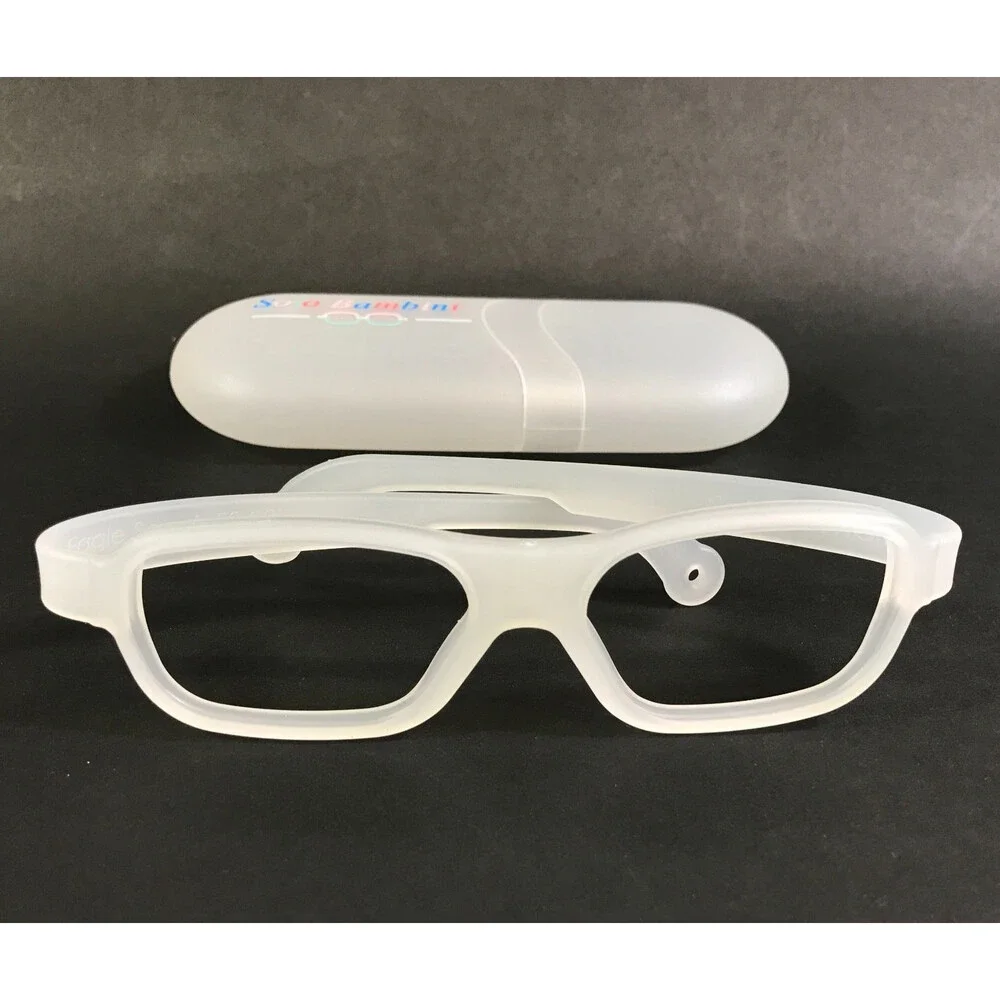 Solo Bambini Eyeglasses Frames Eagle Scout Clear Rubberized 50-20-125